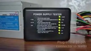 eforcity 20 / 24-pin Power Supply Tester Unboxing