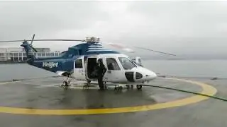 Helijet International S-76A - Flight from Nanaimo (ZNA) to Vancouver (CBC7) Harbor Heliports, Canada