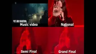 Blind Channel - Dark Side (Eurovision 2021) || 4-Way Comparison