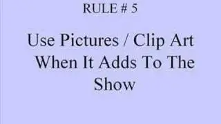 NSU 10 Powerpoint Rules