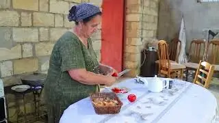 Grandma Pan Fried Meat With Vegetables Baked Biscuit Pie Country Life