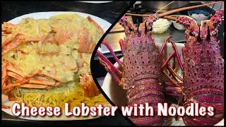 Cheese Lobster with Noodles | Chinese Lobster with E-Fu Noodles @AmsKitchen