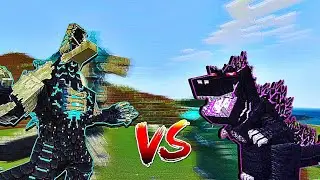 Tremorzilla Vs wardenzilla | Minecraft pocket edition