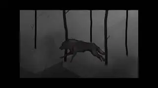 Running wolf