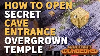 Hard to find Cube Secret Cave Puzzle Minecraft Dungeons Overgrown Temple