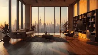 Sunset City Loft 🌇 | Calm Luxury Ambience for Study, Focus & Relax
