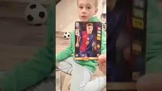 Мне попалась карта Lionel Messi #panini #sports