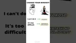Change your mindset by Aizen 🥰