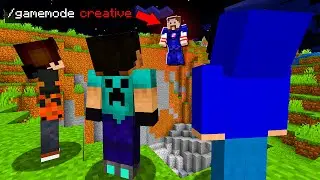 CHEGA! USEI CRIATIVO no MINECRAFT GUERRA para fazer ISSO