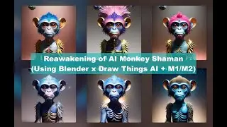 BSLIVE / Remixing Blender & Draw Things AI with ControlNet Canny