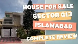 &ldquo;30x60 House for Sale | Like Brand New | Sector G13 Islamabad | Complete Review&rdquo;