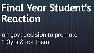 Final year student&rsquo;s reaction | Comedy spoof for cancelled exams-2