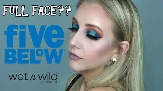 FULL FACE USING '5 BELOW' MAKEUP! x Wet n Wild | PAIGE ACCINELLI