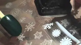 Gelibility 3d stamping/pond nails tutorial (Snowflakes)