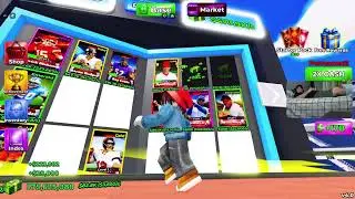 Jugando con mi moderador jadniel en Roblox card collection.