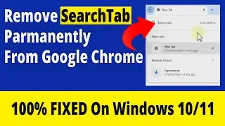 I Permanently Removed the Search Tabs from Google Chrome in 2025!