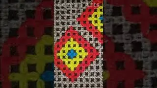 Tiny little flower ashon design,🌸 chain stitch on ason #shorts #shortsvideos #diy Legend Arts❤