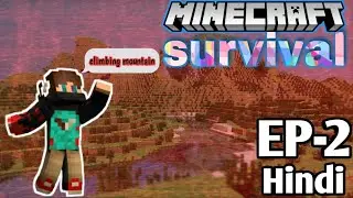 Minecraft 1.18 survival ep-2 in hindi | getting stable | lighting gamer 2M | MinecraftpocketEdition