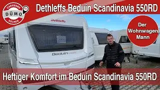 Kaum zu glauben, wie viel Komfort der Dethleffs Beduin Scandinavia 550RD bietet!