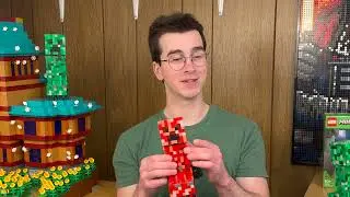 The Red Creeper | LEGO MINECRAFT 21276 | Colorful Creeper Project