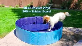 Jasonwell Foldable Dog Pet Bath Pool Collapsible Dog Pet Pool Bathing Tub Kiddie Pool Doggie Wading