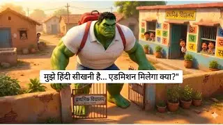 Hulk wants to learn Hindi-I want to learn Hindi&hellip; will I get admission?