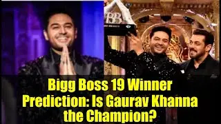 Прогноз победителя Bigg Boss 19: станет ли Гаурав Кханна чемпионом? | Изображение от AI вызывает ...