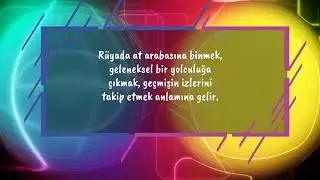 R&uuml;yada at arabasina binmek neye işaret eder anlamı nedir