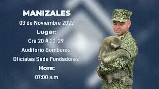 Ciudades incorporaci&oacute;n Servicio Militar Armada de Colombia. Zona Occidente Cuarto Contingente 2022