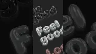 3D Bubble Text Commercial | #CGI #3dart #creativeagencyuk