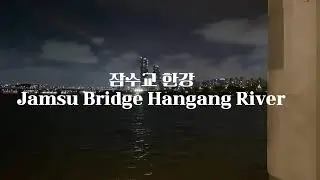 잠수교에서 본 한강 8.28.2025 Hangang River seen from Jamsu Bridge#seoul #seoulnightview #travel #southkorea