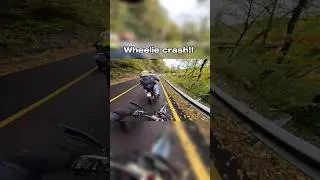 Wheelie fail #bike #fantic #50cc #enduro #wheelie #bikelife #crash #foryou