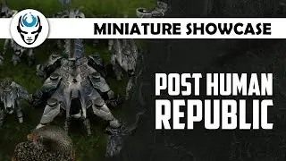 POST HUMAN REPUBLIC - LVL 4 MINIATURE SHOWCASE 4K