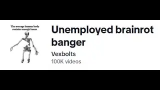 Vexbolts - Unemployed brainrot banger (Low taper fade the meme is massive) low taper fade song