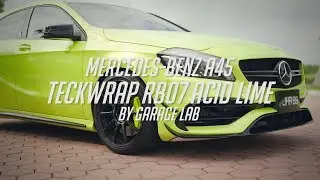 TeckWrap RB07 Acid Lime on A45 - Garage Lab