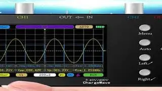 SCO2 Dual Channel Digital AUTO Oscilloscope PWM 50M 10Mhz Sampling Rate 2.5KSa/S
