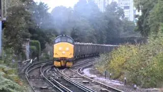 37682 and 37688 at Clapham High Street