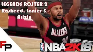 NBA 2K16 - How to Make Rasheed Wallace, Bob Lanier & Paul Arizin - Legends Roster 2