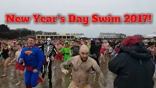 New years Day Swim 2017! 😰 Raising Money for www.headway.org.uk