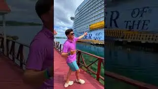 The world&rsquo;s largest cruise ship, Wonder of the Seas! #shorts￼