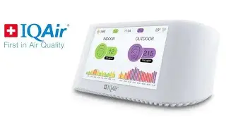 Обзор настройки монитора качества воздуха в помещении IQ Air Visual Pro