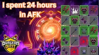 I spent 24 hours in AFK mode in DUngeon Quest #roblox #dungeonquest