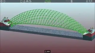Poly Bridge - 100m Bridge - Zen Gardens 6-15