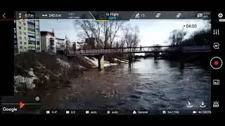 Разбил и утопил дрон (Fimi x8se 2020) CRASH OF DRONE запись экрана телефона