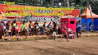 Event Grasstrack dan Motocross Dalam Rangka Tahun Baru Seputih Banyak Lampung