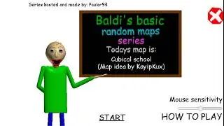 == MOD BALDI RANDOM SCHOOL == █ Horror game 