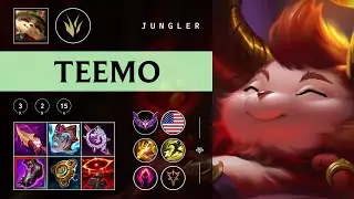Teemo Jungle vs Hecarim - NA Master Patch 25.23
