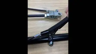 Gas strut pin release mechanism from Metrol