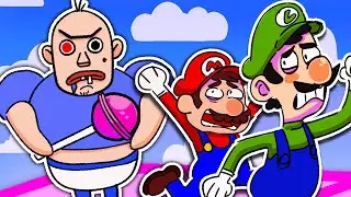 ESCAPE FROM BABY TOBY'S! Mario Plays BABY TOBY'S ESCAPE Roblox Ft. Luigi