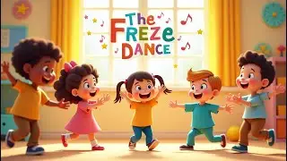 The Freeze Dance Rhyme 🧊 | Kids Dance Song | Freeze & Move | Toddler Action Song